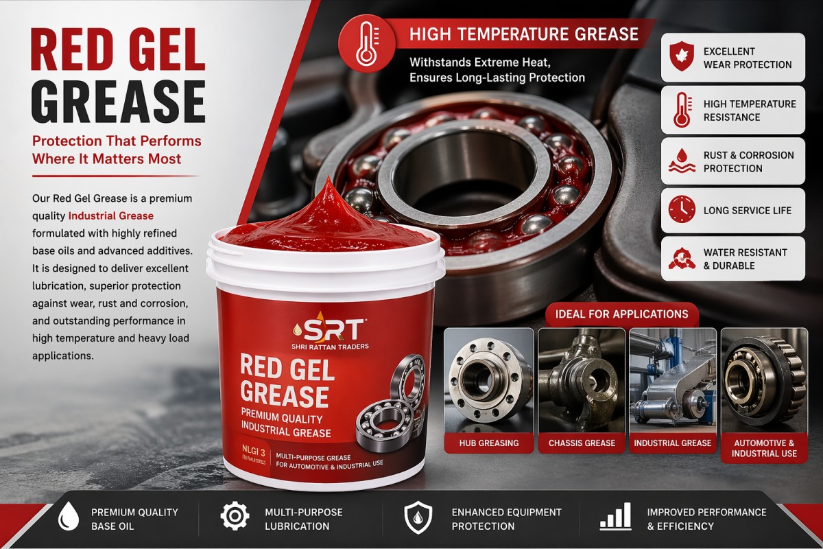 Red Gel Grease